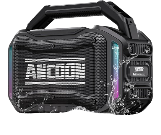 Loud Speaker with Bass, 20H Playtime, IPX6 Waterproof